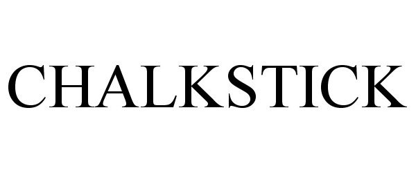 Trademark Logo CHALKSTICK