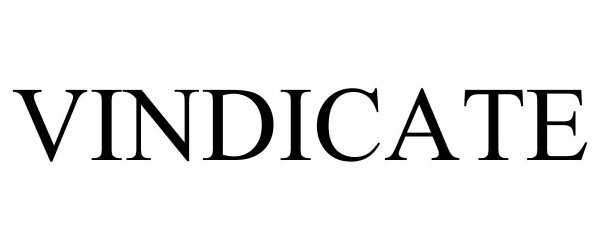 Trademark Logo VINDICATE