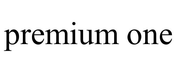 Trademark Logo PREMIUM ONE