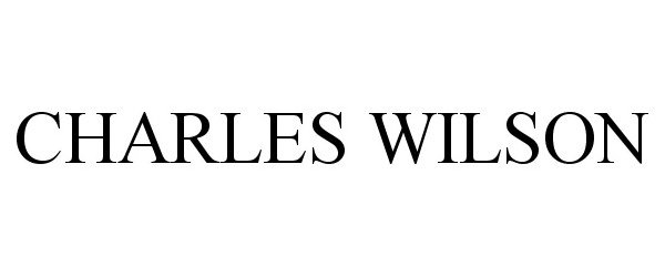 Trademark Logo CHARLES WILSON