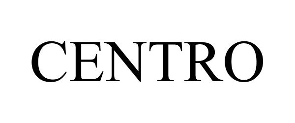 Trademark Logo CENTRO