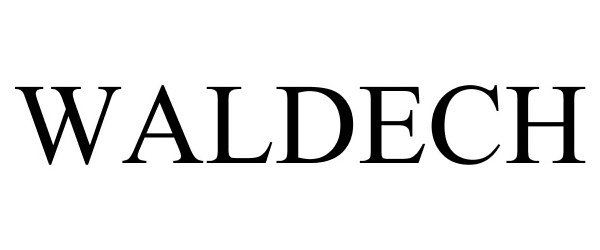 Trademark Logo WALDECH