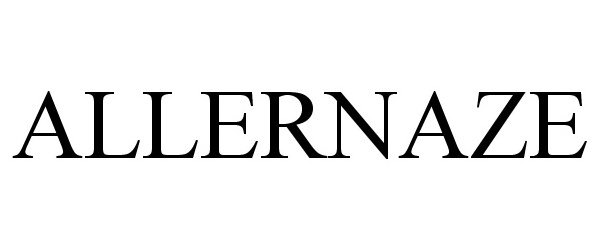 Trademark Logo ALLERNAZE