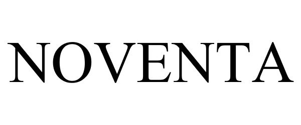 Trademark Logo NOVENTA