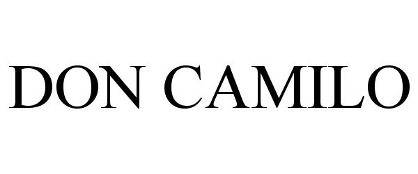 Trademark Logo DON CAMILO
