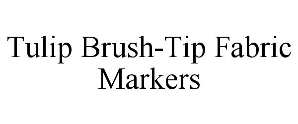  TULIP BRUSH-TIP FABRIC MARKERS