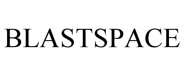 Trademark Logo BLASTSPACE