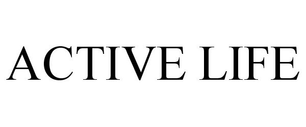 Trademark Logo ACTIVE LIFE