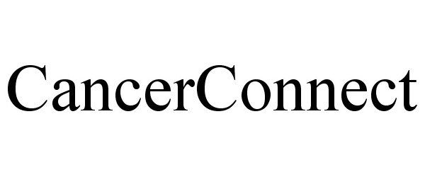 Trademark Logo CANCERCONNECT