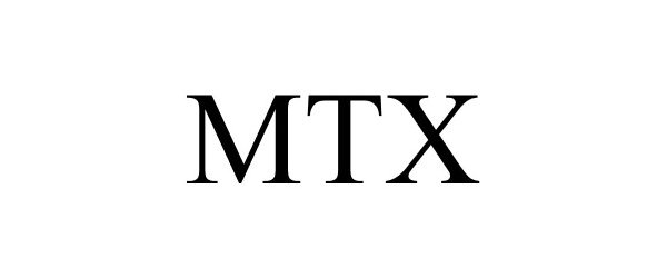 Trademark Logo MTX