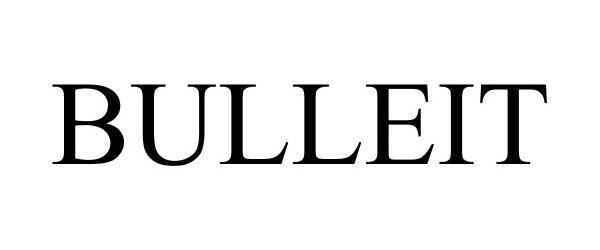 Trademark Logo BULLEIT