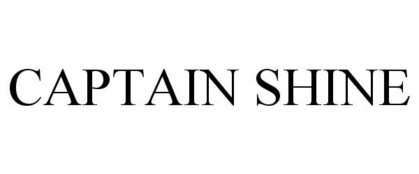 Trademark Logo CAPTAIN SHINE