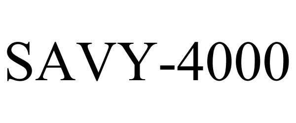 Trademark Logo SAVY-4000