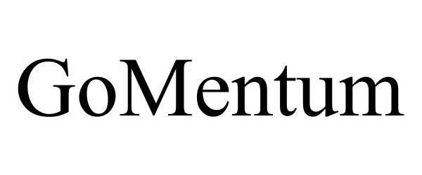 Trademark Logo GOMENTUM