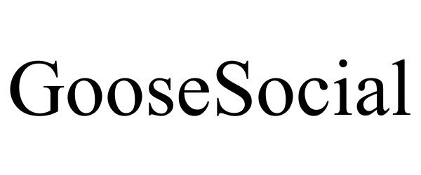 Trademark Logo GOOSESOCIAL