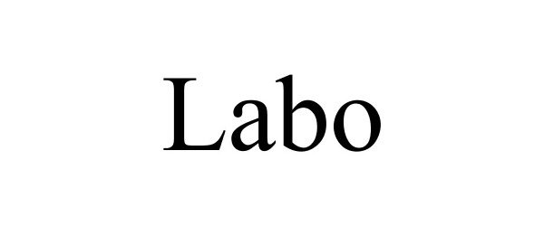 Trademark Logo LABO