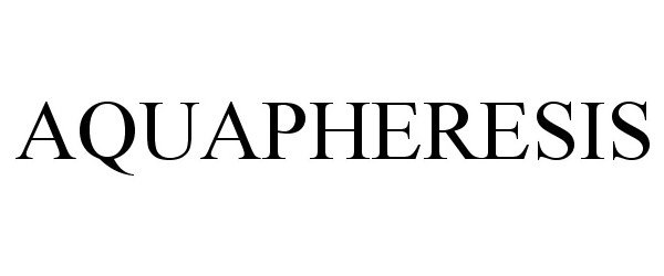 Trademark Logo AQUAPHERESIS