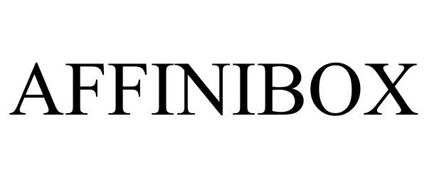 Trademark Logo AFFINIBOX