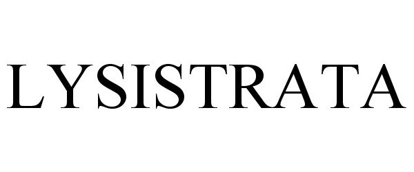 Trademark Logo LYSISTRATA