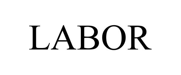 Trademark Logo LABOR
