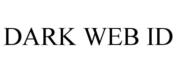 Trademark Logo DARK WEB ID