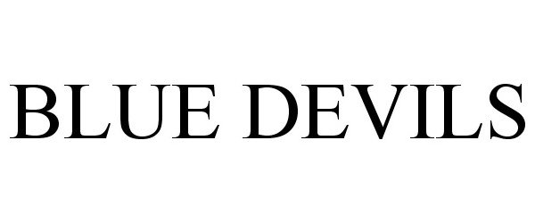 Trademark Logo BLUE DEVILS