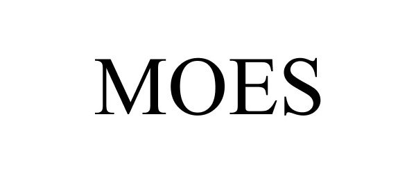 Trademark Logo MOES