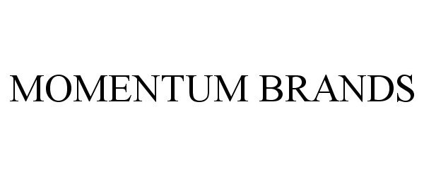 Trademark Logo MOMENTUM BRANDS
