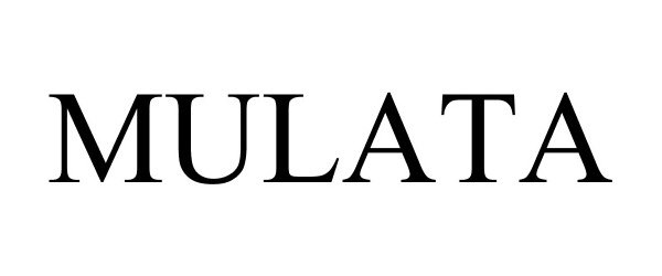 Trademark Logo MULATA