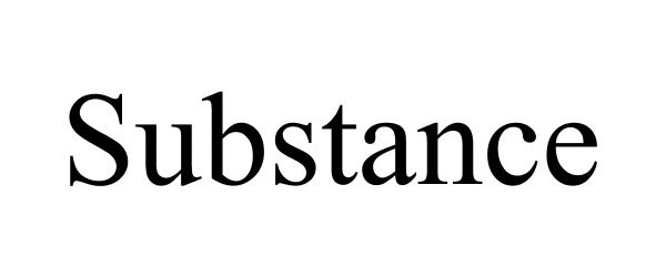 Trademark Logo SUBSTANCE