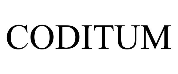 Trademark Logo CODITUM