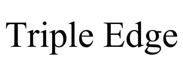 Trademark Logo TRIPLE EDGE