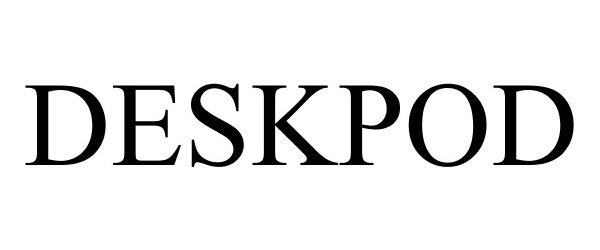 Trademark Logo DESKPOD