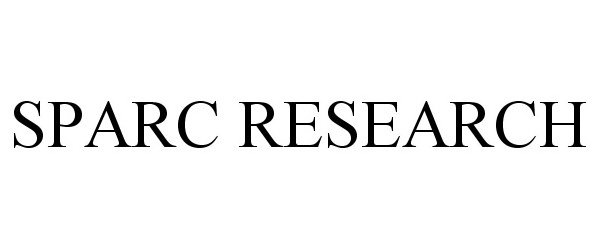 Trademark Logo SPARC RESEARCH