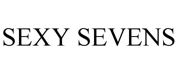 Trademark Logo SEXY SEVENS