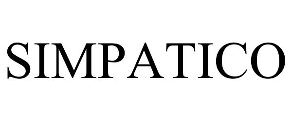 Trademark Logo SIMPATICO