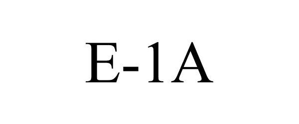 Trademark Logo E-1A