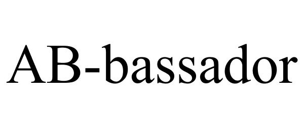 Trademark Logo AB-BASSADOR