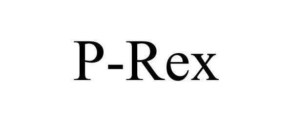 Trademark Logo P-REX
