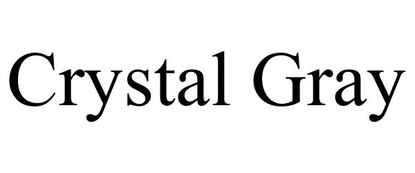 Trademark Logo CRYSTAL GRAY