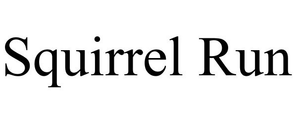 Trademark Logo SQUIRREL RUN