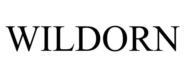 Trademark Logo WILDORN
