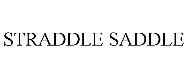  STRADDLE SADDLE