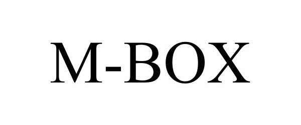 Trademark Logo M-BOX