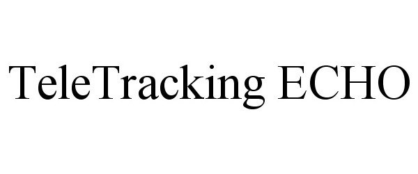 Trademark Logo TELETRACKING ECHO