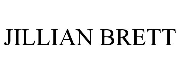 Trademark Logo JILLIAN BRETT