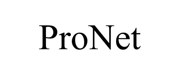 Trademark Logo PRONET