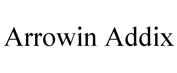 Trademark Logo ARROWIN ADDIX