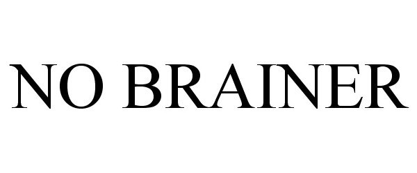 Trademark Logo NO BRAINER