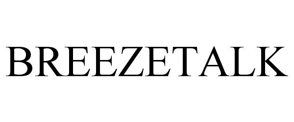 Trademark Logo BREEZETALK